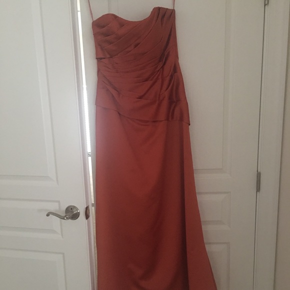 💥SALE💥 Rustic Orange Gown - Picture 1 of 4